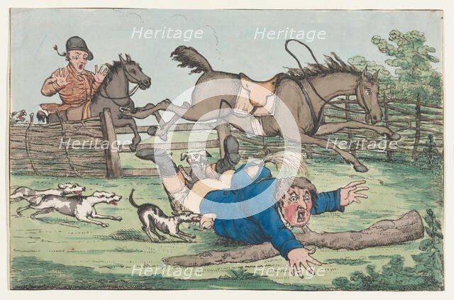 Fallen Rider, 1780-1820. Creator: Unknown.