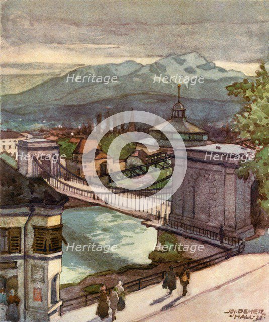 'Kettenbrucke', (Chain bridge), c1929. Creator: Unknown.