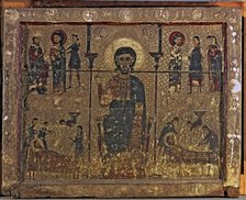 Frontal of the altar of San Vicente, tempera painting from the church of San Vicente Martyr of Tr…