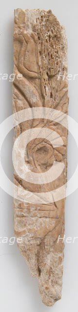 Relief Fragment with Floral Design, Coptic, 6th-7th century. Creator: Unknown.