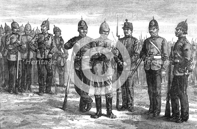 The Royal Visit to Edinburgh: The Scottish Volunteers, 1881. Creator: Unknown.