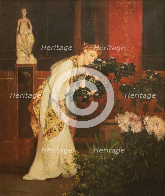 Figura pompeiana. Creator: Bazzani, Luigi (1836-1927).