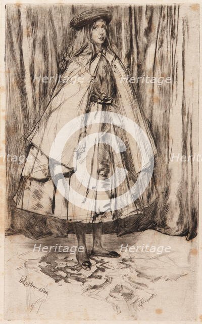 Annie Haden, 1860. Creator: James Abbott McNeill Whistler.