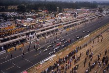 Starting grid of the French Grand Prix, Le Mans, 1967. Artist: Unknown