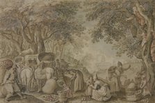 The apple harvest or autumn. Creator: Pieter Stevens.