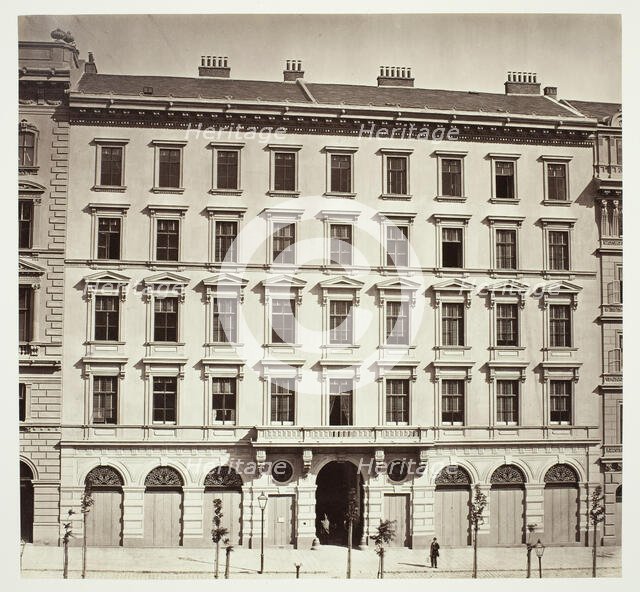 Opern Ring No. 8, Zinshaus des Herrn A. Zinner, 1860s. Creator: Unknown.