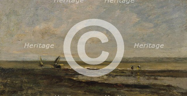 Beach Scene, after 1854. Creator: Charles Francois Daubigny.