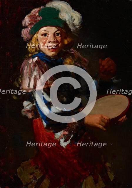 New Year's Shooter, about 1907. Creator: George Benjamin Luks.