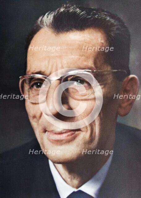 Frederic Joliot, French physicist. Creator: Unknown.