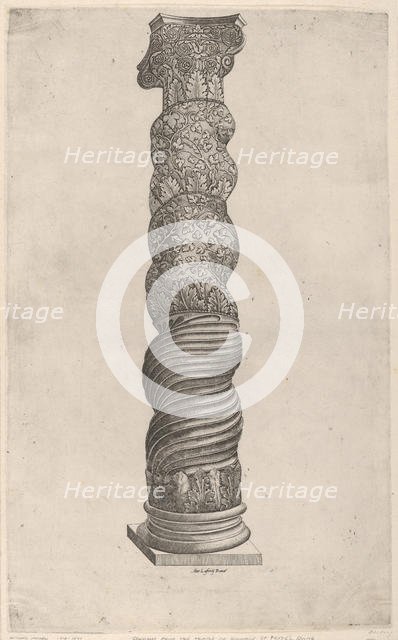 Winding Column from Saint Peter's, Rome. Creator: Unknown.