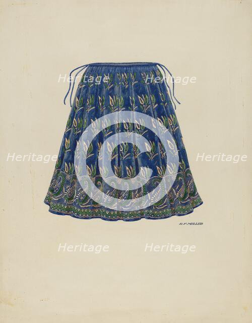 Skirt, c. 1936. Creator: Randolph F Miller.