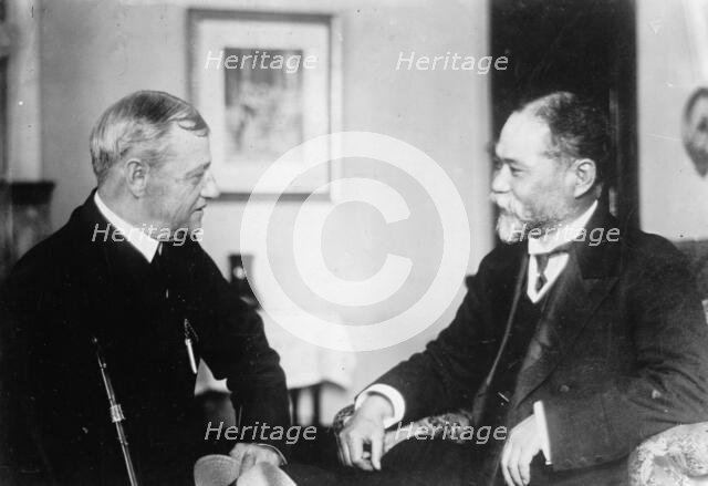 Adm. R.D. Evans and Adm. Yamamota, between c1910 and c1915. Creator: Bain News Service.