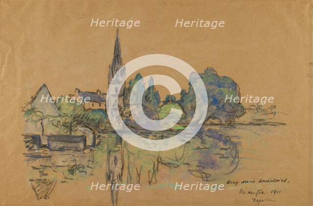 Landscape, 1911. Creator: Maxime Emile Louis Maufra.