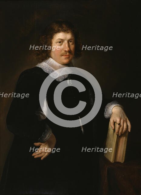 Portrait of a Man (with his Wife), 1647. Creator: Hendrick Bloemaert.