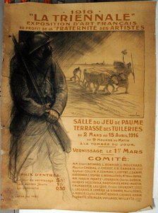 1916 "La Triennale", 1916. Creator: Theophile Alexandre Steinlen.