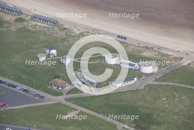 Coastal artillery battery on Blyth Links, Northumberland, 2016. Creator: Dave MacLeod.
