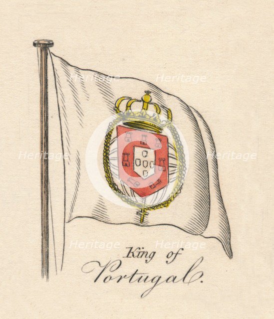 'King of Portugal', 1838. Artist: Unknown.