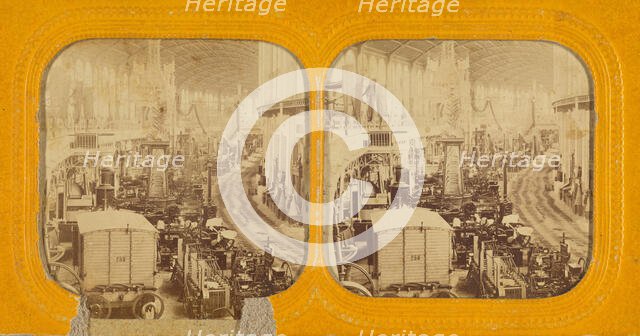 Vienna Exposition, about 1865. Creator: Unknown.