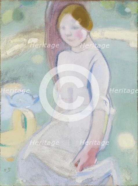 Under the Linden, 1911. Creator: Helene Schjerfbeck.