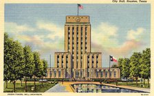 City Hall, Houston, Texas, USA, 1938. Artist: Unknown