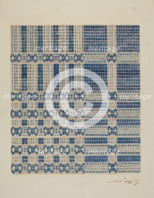 Coverlet, c. 1940. Creator: Sarkis Erganian.
