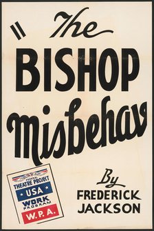 The Bishop Misbehaves, Los Angeles, 1938. Creator: Unknown.