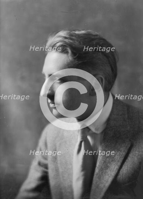 Whithorn, Mr., portrait photograph, 1917 June 29. Creator: Arnold Genthe.