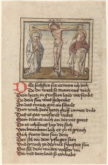 The Crucifixion, 1470s. Creator: Unknown.