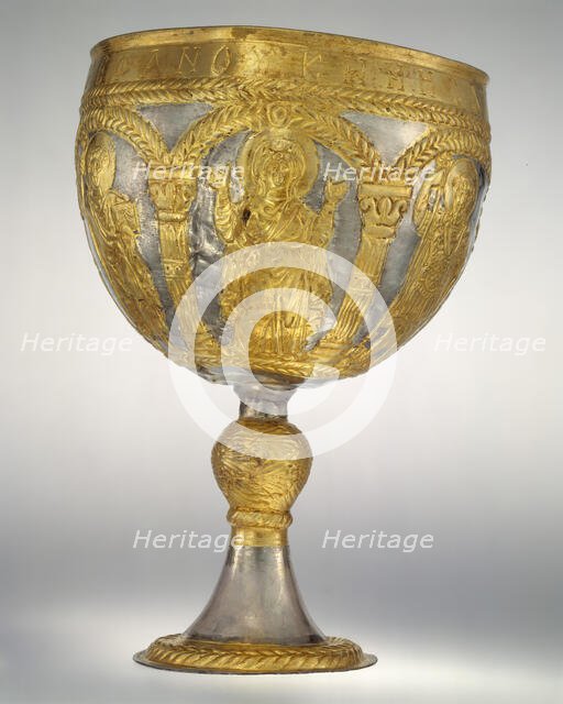 The Attarouthi Treasure - Chalice, Byzantine, 500-650. Creator: Unknown.
