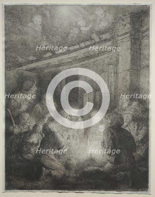 Adoration of the Shepherds. Creator: Alphonse Legros (French, 1837-1911).