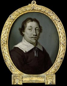 Portrait of Jan van der Veen, Pharmacist and Poet in Deventer, 1700-1732. Creator: Arnoud van Halen.