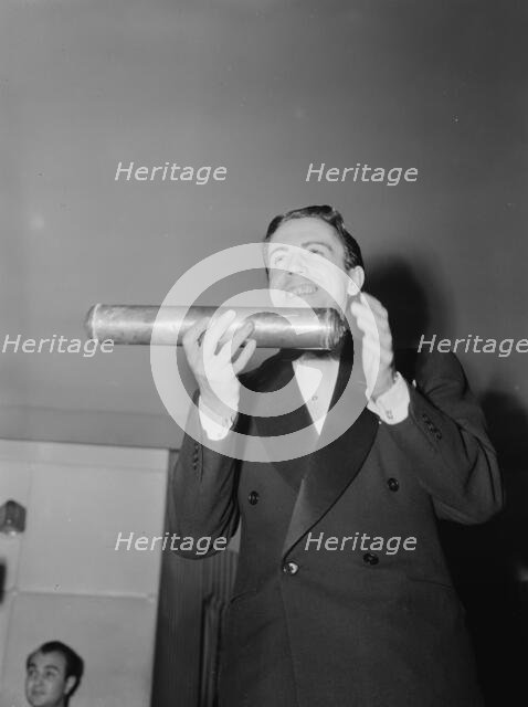 Portrait of Enric Madriguera, New York, N.Y.(?), ca. June 1947. Creator: William Paul Gottlieb.
