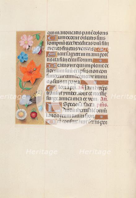 Hours of Queen Isabella the Catholic, Queen of Spain: Fol. 149v, c. 1500. Creator: Master of the First Prayerbook of Maximillian (Flemish, c. 1444-1519); Associates, and.