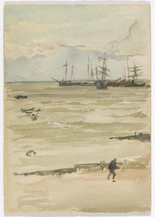 The Anchorage, 1882-1884. Creator: James Abbott McNeill Whistler.