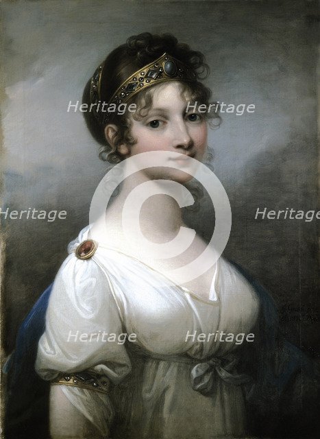 Portrait of Queen Louise of Prussia (1776-1810), 1802. Artist: Grassi, Józef (1757-1838)