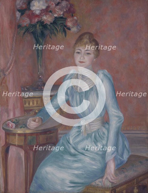 Portrait de Madame de Bonnières, 1889. Creator: Pierre-Auguste Renoir.