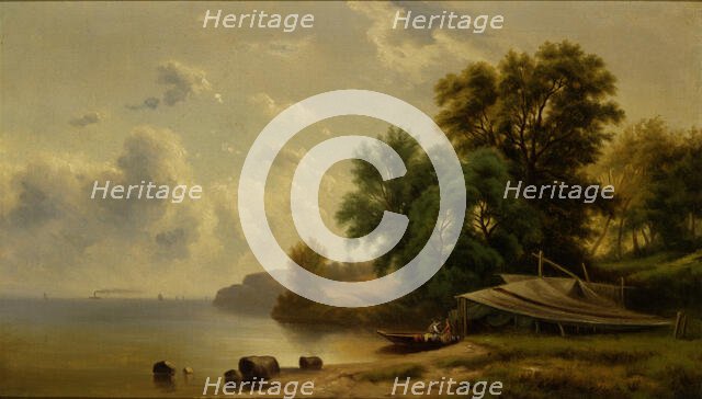 Landscape with Campsite, n.d. Creator: Robert Seldon Duncanson.