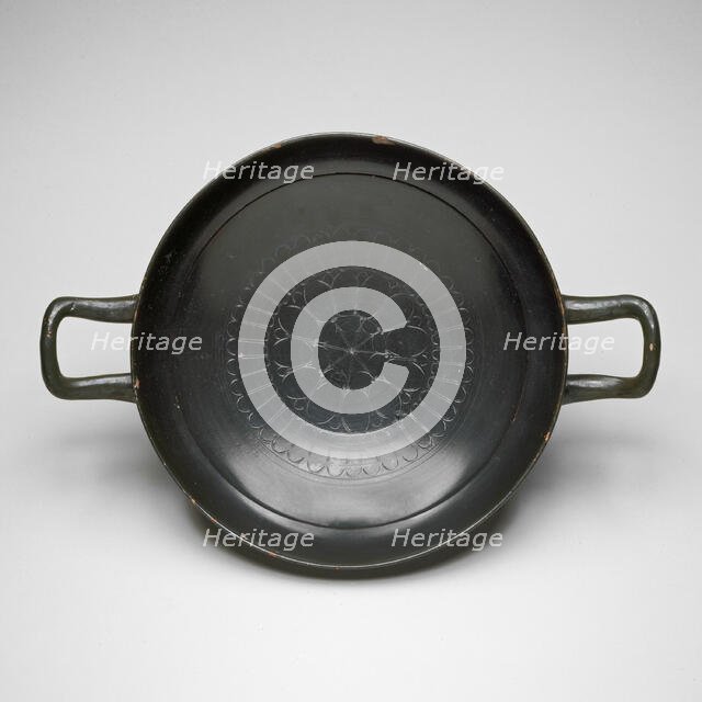 Stemless Kylix (Drinking Cup), about 460-450 BCE. Creator: Unknown.