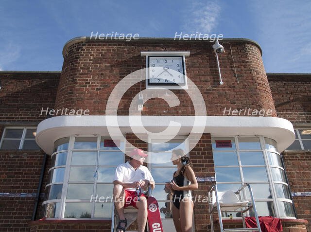 Parliament Hill Fields Lido, Gordon House Road, Gospel Oak, Camden, London, 2012. Creator: Simon Inglis.