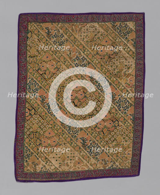 Panel (From Woman's Trousers), Iran, 19th century. Creator: Unknown.