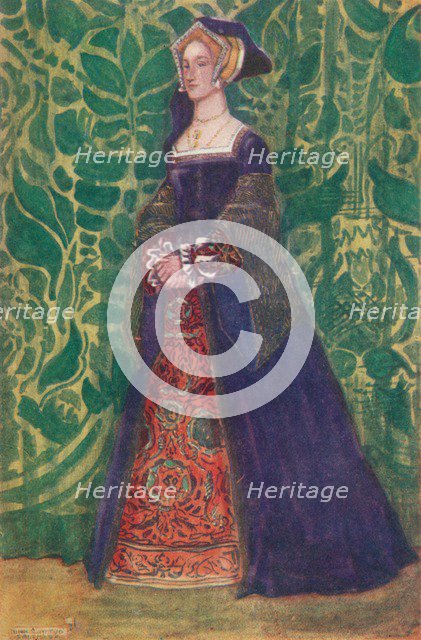 'A Woman of the Time of Henry VIII', 1907. Artist: Dion Clayton Calthrop.