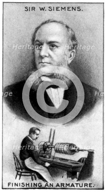 Karl Wilhelm Siemens, German engineer and pioneer of electrical power, (c1924). Artist: Unknown