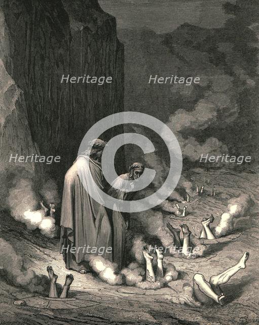 'There stood I like the friar, that doth shrive a wretch for murder doom'd', c1890.  Creator: Gustave Doré.