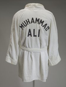 Training robe worn by Muhammad Ali at the 5th Street Gym, 1964. Creator: Everlast Worldwide, Inc..
