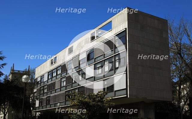 The Swiss Pavilion, International University Campus, Paris, France. Creator: LTL.