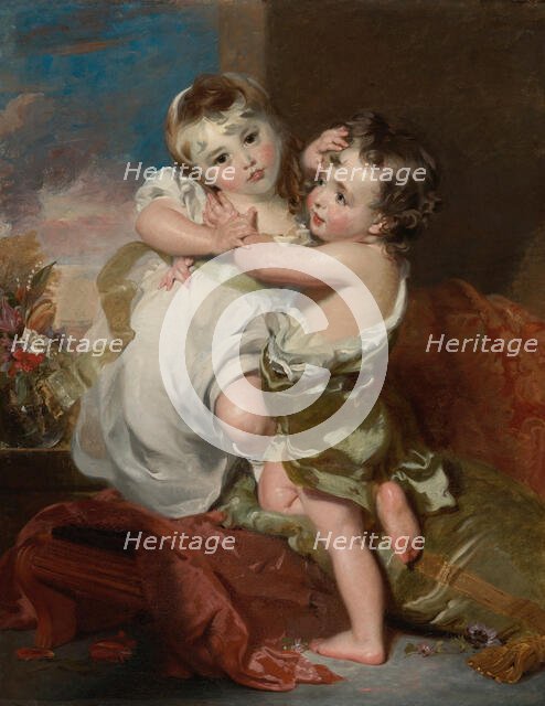 The proffered kiss. Creator: Lawrence, Sir Thomas (1769-1830).