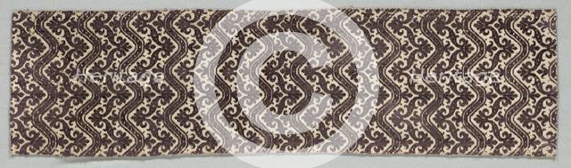 Velvet Fragment, 1600-1640. Creator: Unknown.