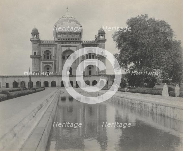 Saftar Jung Tomb, Delhi, c. 1890s. Creator: A. W. A. Plâté Studio (Ceylonese), studio of.