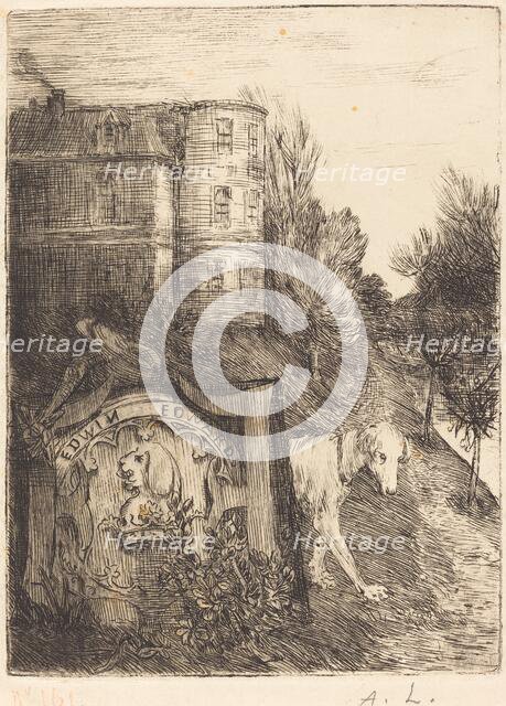 Ex-Libris Edwin Edwards. Creator: Alphonse Legros.