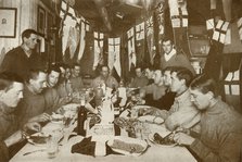 'Captain Scott's Last Birthday Dinner', 6 Jun 1911, (1913). Artist: Herbert Ponting.